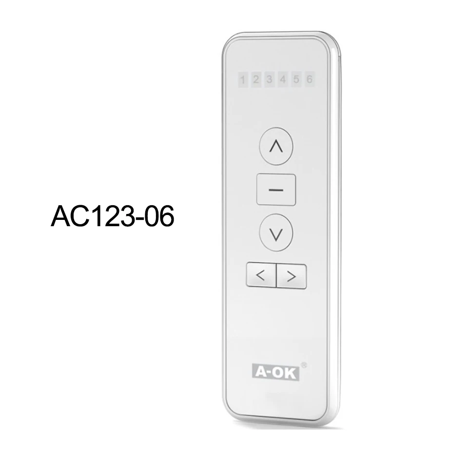 Original Aoke D electric curtain remote controller, multi-channel remote control for AOK curtain motor smart home preferred