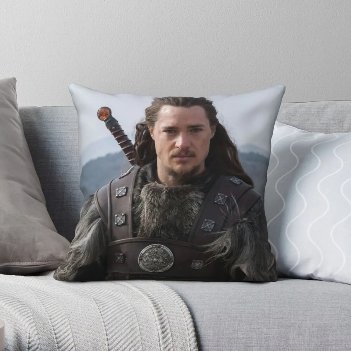 Uhtred Of The Last Kingdom Square Pillowcase Polyester Linen Velvet Printed Zip Decor Throw Pillow Case Home Cushion Cover