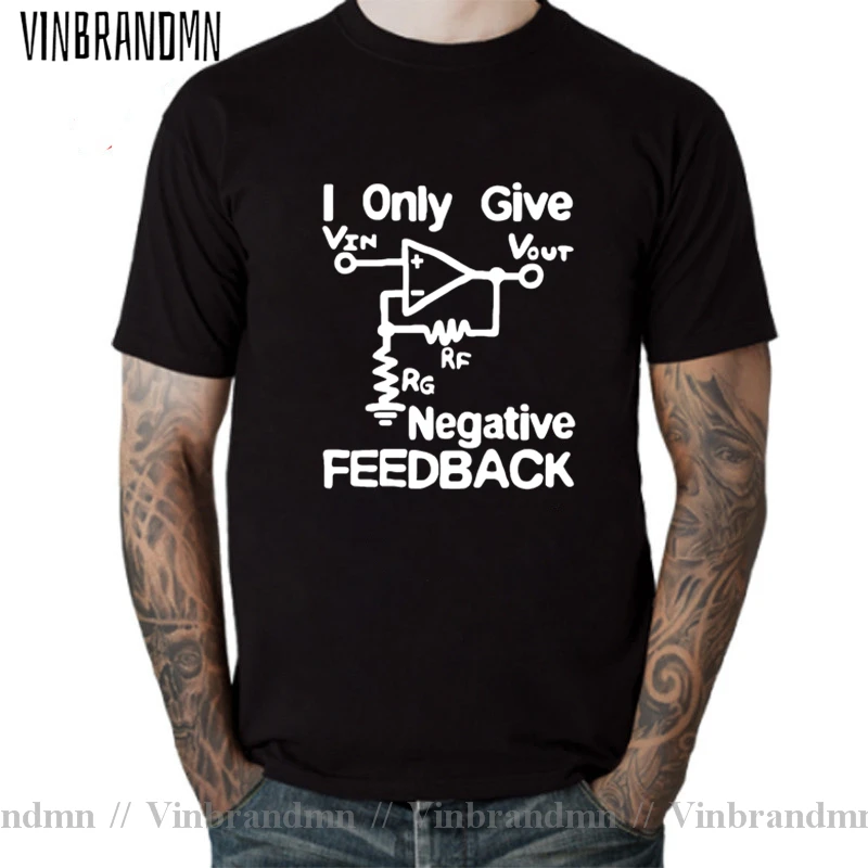 Electrical Engineer T Shirt Mechanical engineering technician Circuit Diagram I Give Negative Feedback Computer Engineer T-Shirt