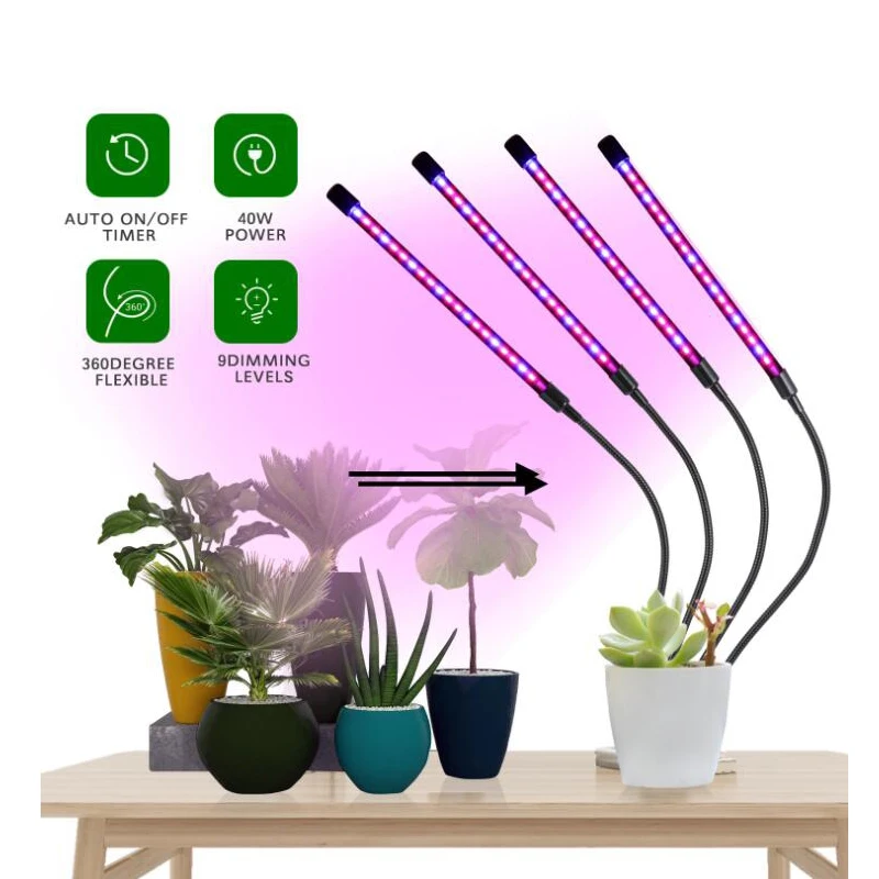 Imagem -03 - Lâmpada de Led para Crescimento de Plantas 5v Usb Espectro Completo para Mudas de Mudas Vegetais Flores Plantas Tenda Fito Luz