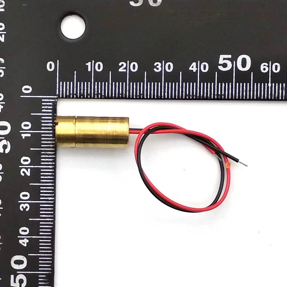 5 ชิ้น/ล็อตเลเซอร์ 650nm 9 มม.3V 50MWเลเซอร์Cross Diodeโมดูลหัวทองแดง