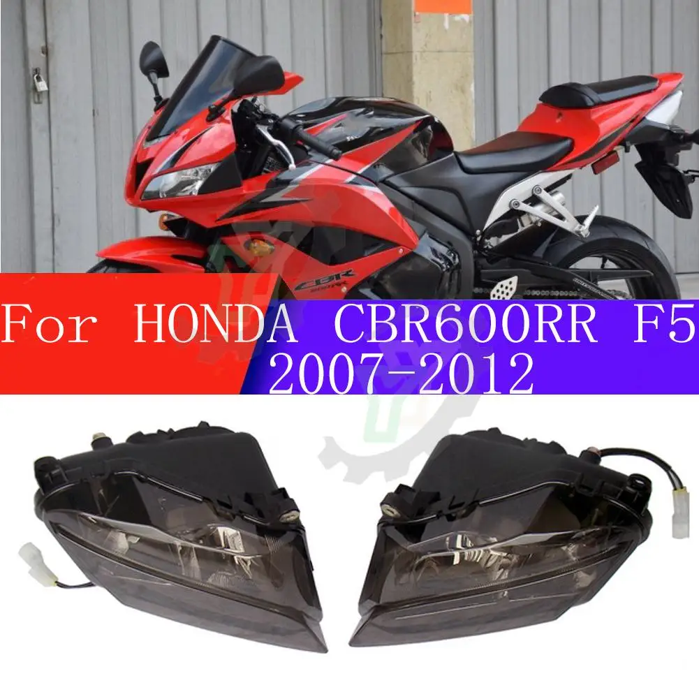 07-12 CBR 600 RR Motorcycle Front Headlight Headlamp Head Light Lighting Lamp For Honda CBR600RR 2007 2008 2009 2010 2011 2012