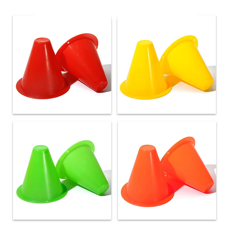 20Pcs/Lot Agility Maker Cones for Slalom Roller Skating Training Traffic Cone Sports New Arrival