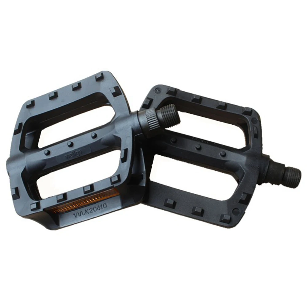 

Mountain Bike Pedal Double DU Accessories Bicycle Pedal Road Bike Plastic DU Pedal 9/16 Black Bicycle Pedal