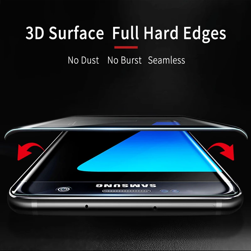 For Samsung Galaxy S22 Ultra Glass 3D Curved Screen Glass S22 Ultra S21 S20 Protective Film Samsung S22 Ultra Tempered Glass