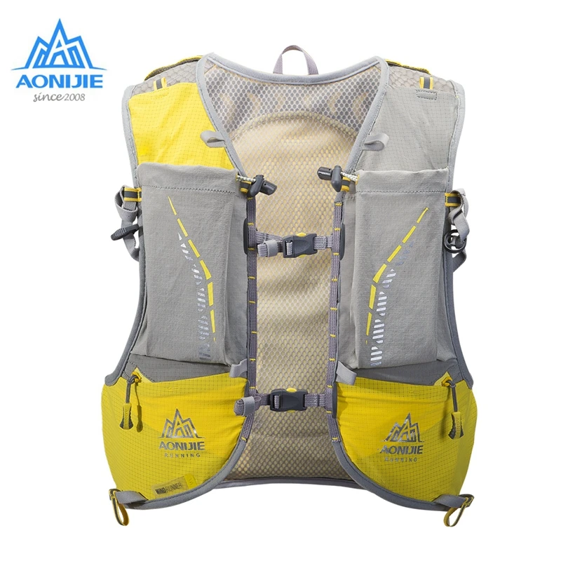 

AONIJIE 10L Sports Pack Hydration Backpacks Ultralight Outdoor Running Vest Waterproof Bags For Camping Hiking Cycling Jogging