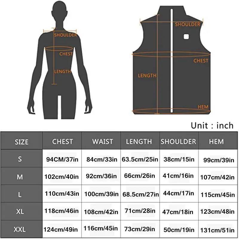 Damen-Graphen-Heizweste, elektrisch, USB-Ladefunktion, warme Sportjacke, bequemer, beheizter Mantel für Camping – Detail 6