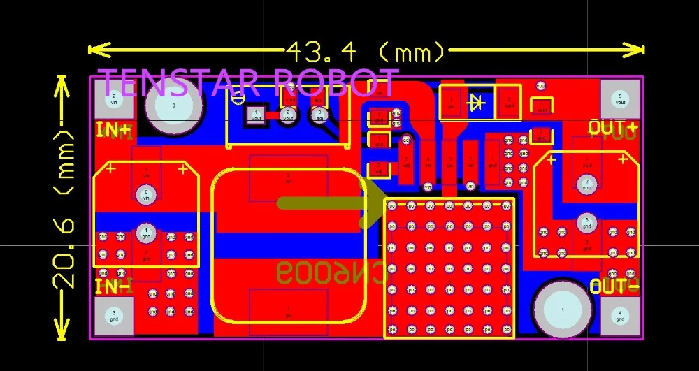 100 pz/lotto XL6009 DC-DC modulo Booster l\'uscita del modulo di alimentazione è il modulo step-up Super LM2577 regolabile