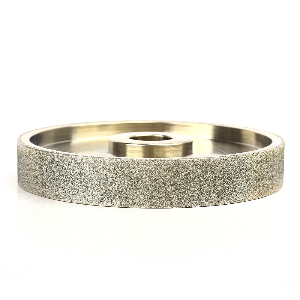 D155mm X25mm larghezza diamante lapidario gioielli mola CBN ruota per affilare utensili per tornitura del legno in acciaio ad alta velocità