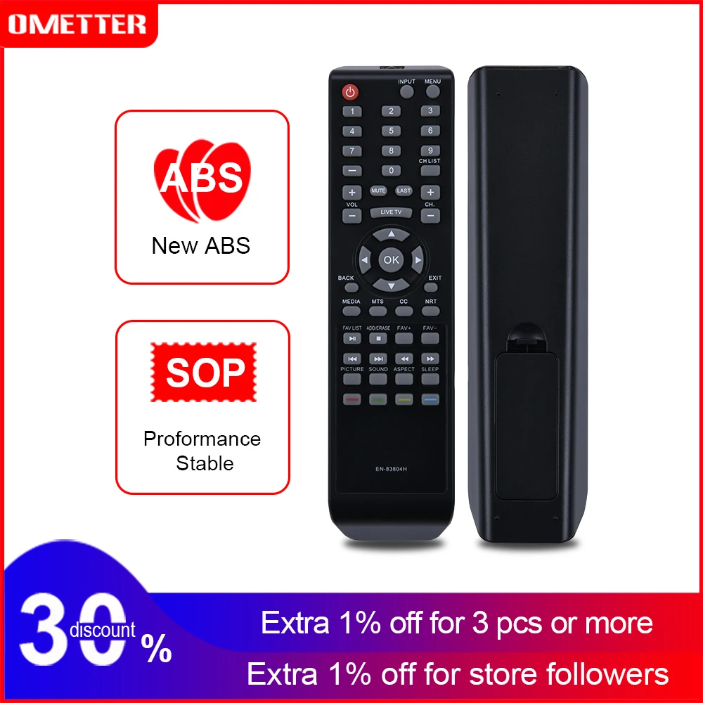 

For Hisense EN-83804H TV Remote Control for HD 32H3080E 32H3308 32H3D 40EU3000 40H3080E 40H3D 43H3080E 43H3D Hisense Televisions