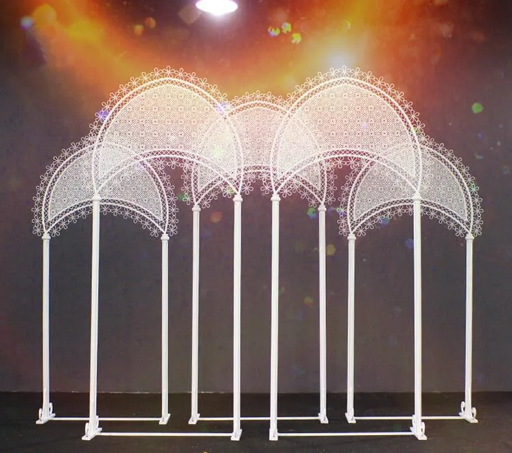 

New wedding props arch lace screen wedding activity T stage decoration wedding stage layout background