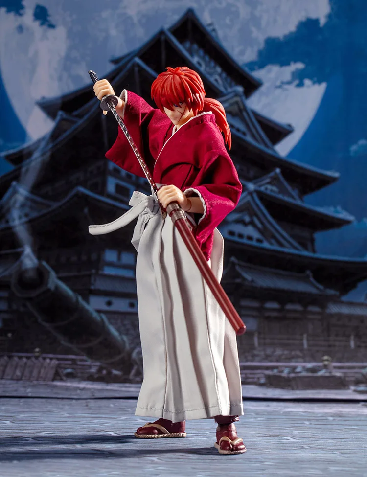 New Arrival DASIN anime Rurouni Kenshin HIMURA KENSHIN Sagara Sanosuke pvc action figure GT model toy