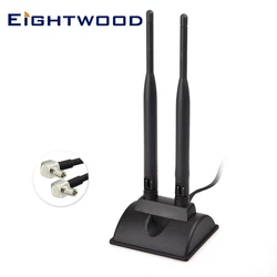 Eightwood Netgear Nighthawk M1MR1100 Dual Band 4G LTE TS9 Male Omni Signal Booster Antenna for  Mobile Hotspot Routers Cards