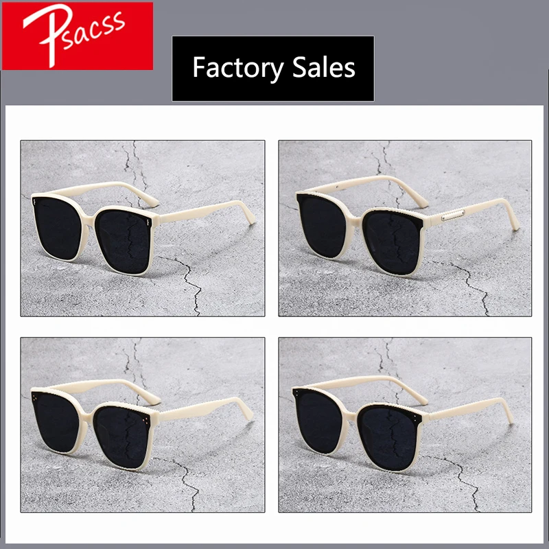 

Psacss NEW Polarized Oversized Sunglasses Women/Men Retro Luxury Brand Designer Square Fashion Sun Glasses Women's Oculos De Sol