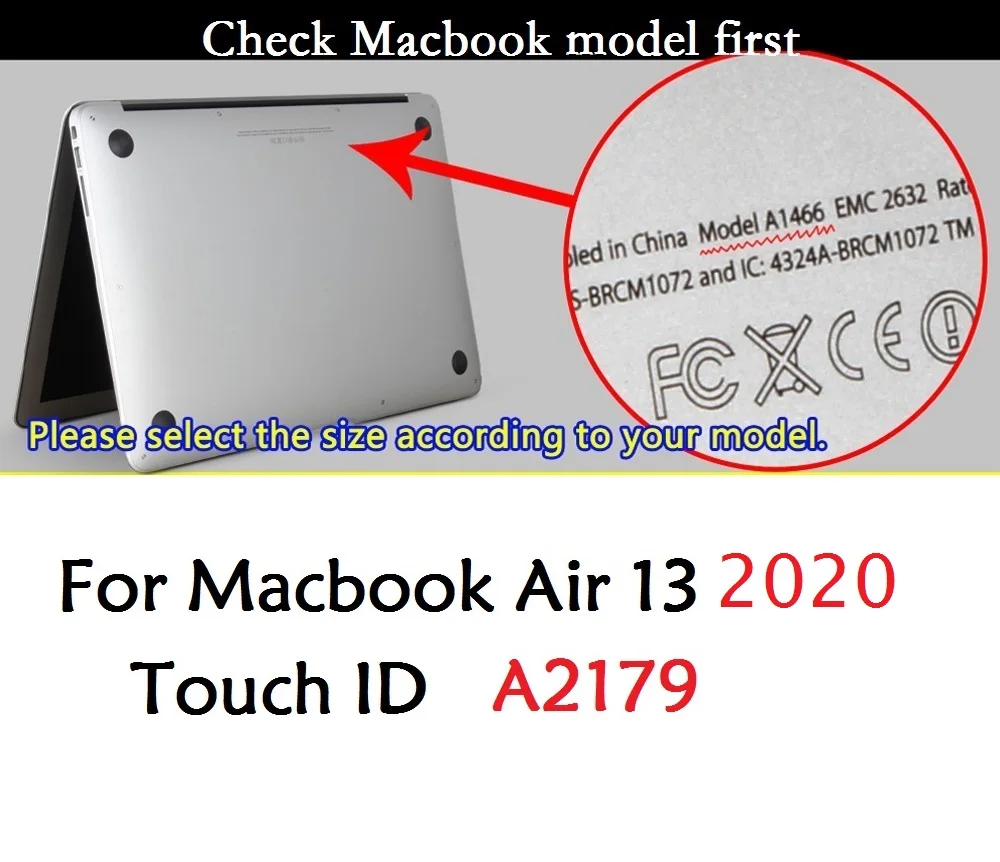 Miękki dla Macbook Air 13 2020 touch ID A2179 rosyjski ue US klawiatura pokrywa krzemu dla Macbook Air 13 2020 rosyjska klawiatura skóry