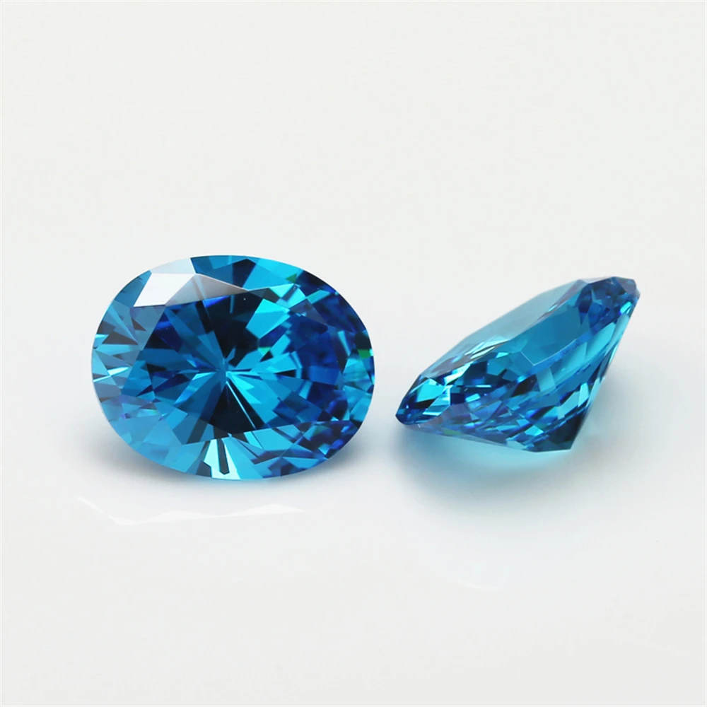3x5~10x12mm 5A Ovalschliff Lose Zirkonia-Steine Weißer Granat Amethyst Grün Meerblau Mix 5 Farben CZ Edelsteine für Schmuck – Detail 8