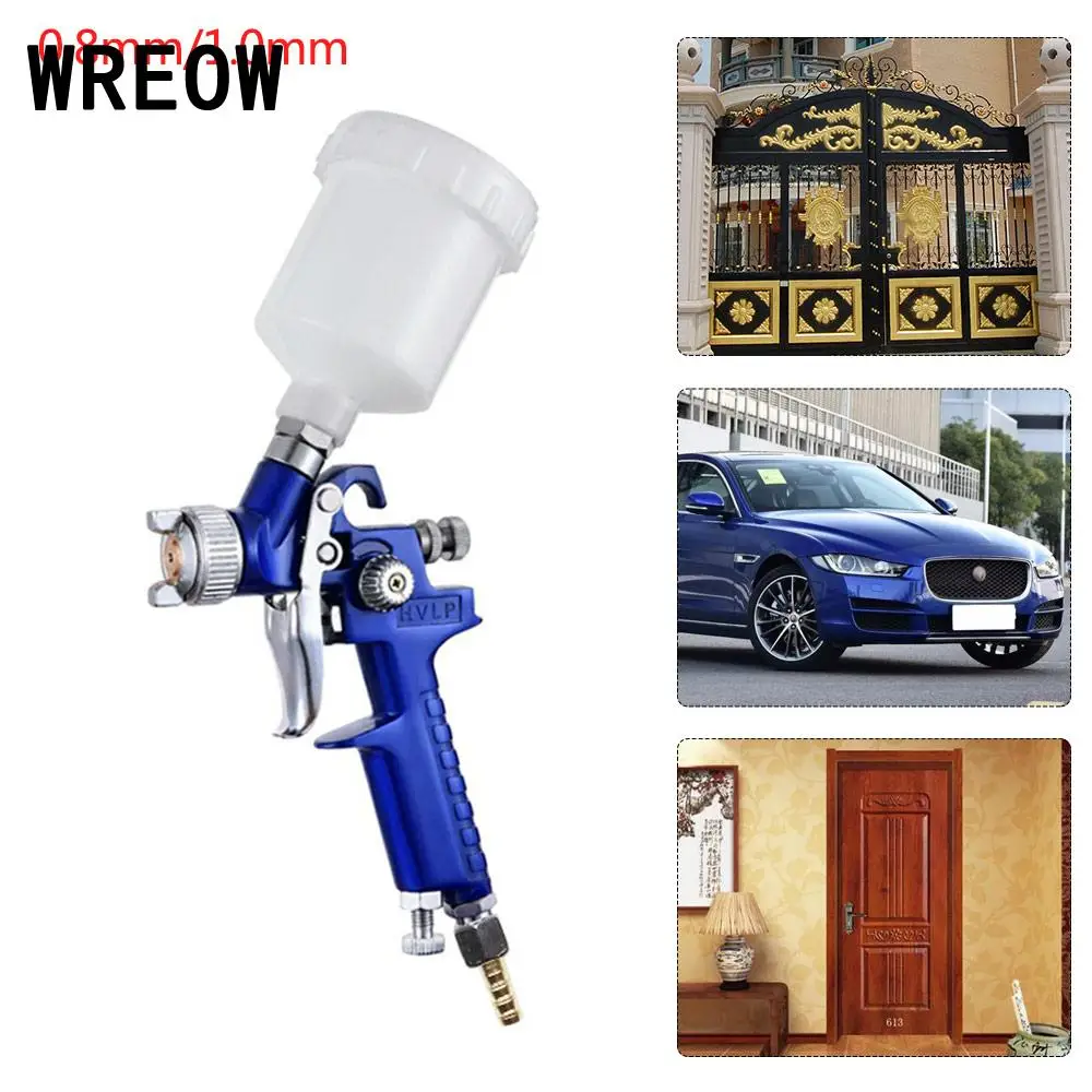 Mini HVLP Air Spray Gun Paint Sprayer Gravity Feed Airbrush Auto Painting