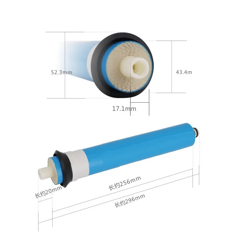 75 Gpd Мембрана обратного осмоса, картридж фильтра для воды 1812-75 Gpd, очиститель воды, детали RO, фотосистема