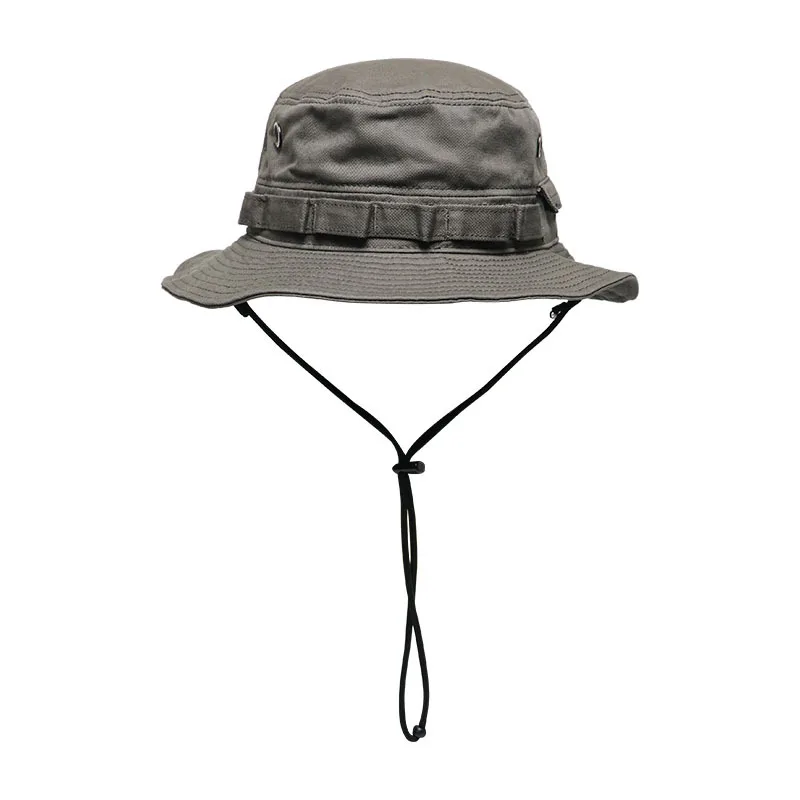 Men Women Bucket Hat Summer Boonie Hat Outdoor Protective Wide-Brim Panama Camouflage Hunting Hiking Fishing Sun Visor