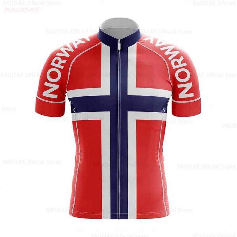 

Norway Men Cycling Jersey Tops Summer Racing Bicycle Clothing Ropa Ciclismo Short Sleeve Mtb Bike Jersey Shirt Maillot Ciclismo