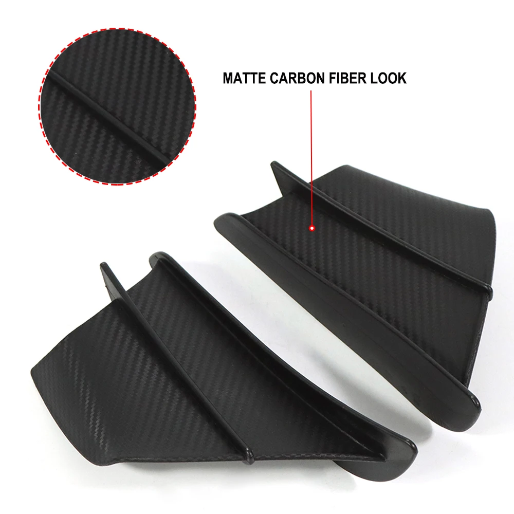 Motorcycle Winglet Aerodynamic Wing Kit Spoiler For KAWASAKI Ninja H2 H2R Yamaha BWS RS JOG JOE GP