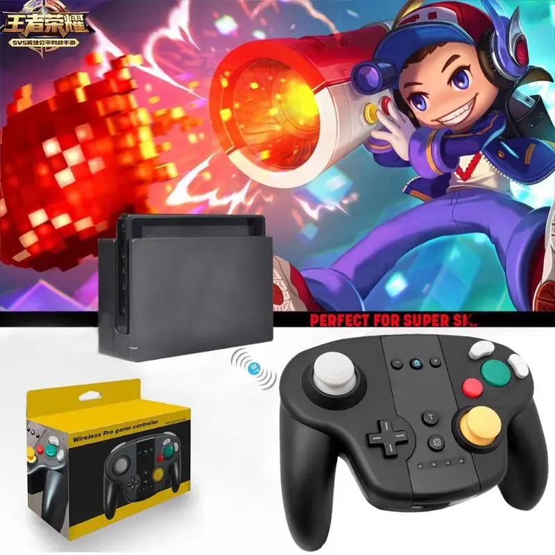 Para ns pro controlador sem fio bluetooth para console de interruptor com função nfc joystick remoto para pc gamepad