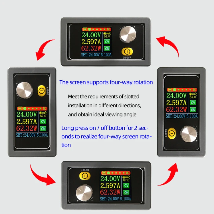 DC-DC Buck Boost Converter CC CV 0.6-36V 5A Power Module Adjustable Regulated laboratory power supply variable XYS-3580