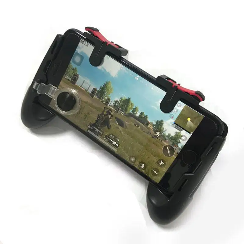 Universal PUBG Game Controller Phone Grip with Joystick Fire Buttons Game Trigger for Android IOS Mobile Phone Gamepad