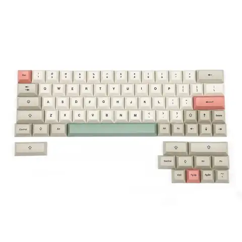 YMDK DSA Profile 9009 Blank Dye Sub 61 64 68 ANSI Keyset Thick PBT Keycap set For MX Mechanical Keyboard GH60 XD64 GK64 Tada68