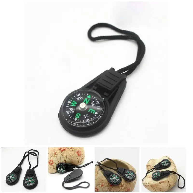 Mini Compass Survival Kit With Keychain For Outdoor Camping Hiking Hunting Bussola Boussole Kompas Brujulas Profesionales