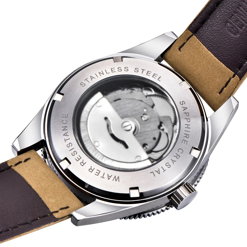 Corgeut Fashion Luxury Sport Automatic Mechanical Watch Sapphire Ceramic NH35MIYOTA Seagull Black Male Clock  Relogio Masculino