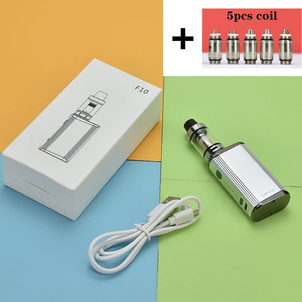 80W Vape kit Electronic Cigarettes Vaporizer Mech Box Mod 1800mah Vaping Starter Kits 510 Thread  Metal 80w mini mods