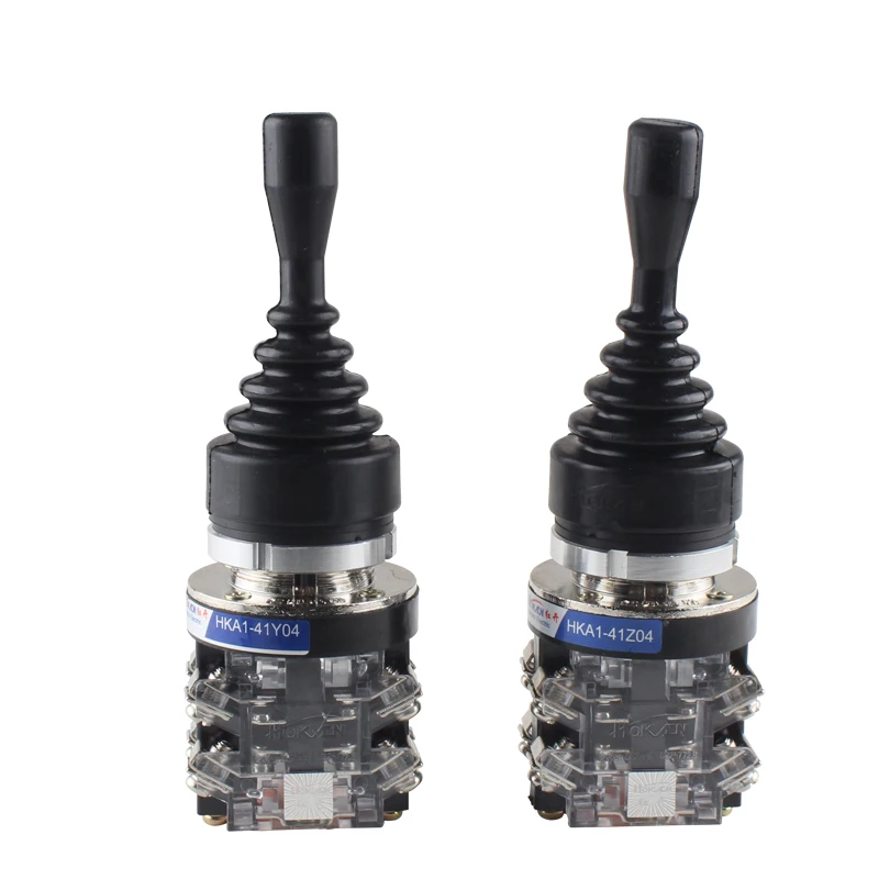 Spring Return Joystick Switch for Crane and Forklift, Momentary Latching, 4Position, HKA1-41Z04, Crosss Joystick Switches