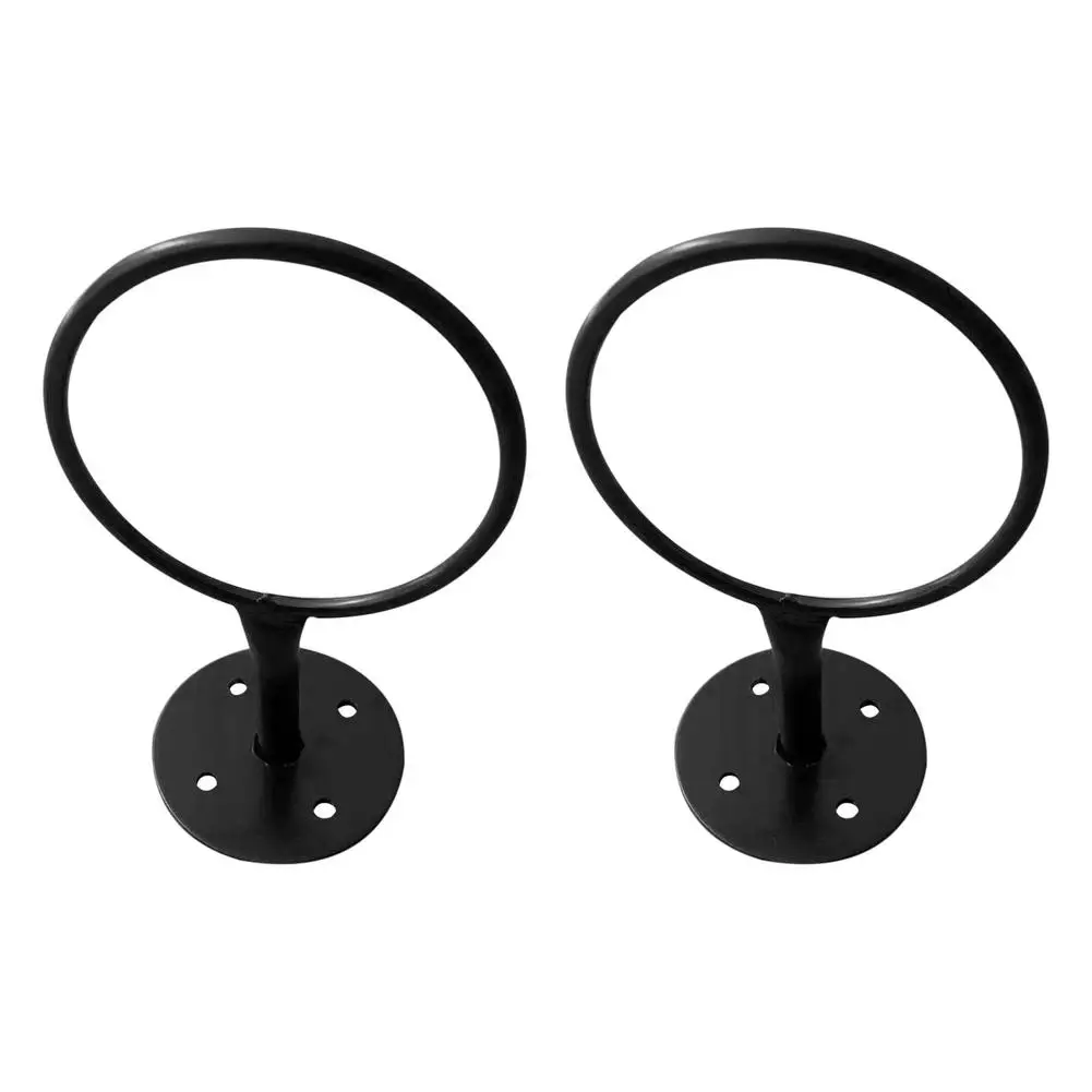 2pcs Wall Mounted Ball Holder Multi-purpose Easy To Install Display Rack Keep The Room Tidy For Storage Basketball Football