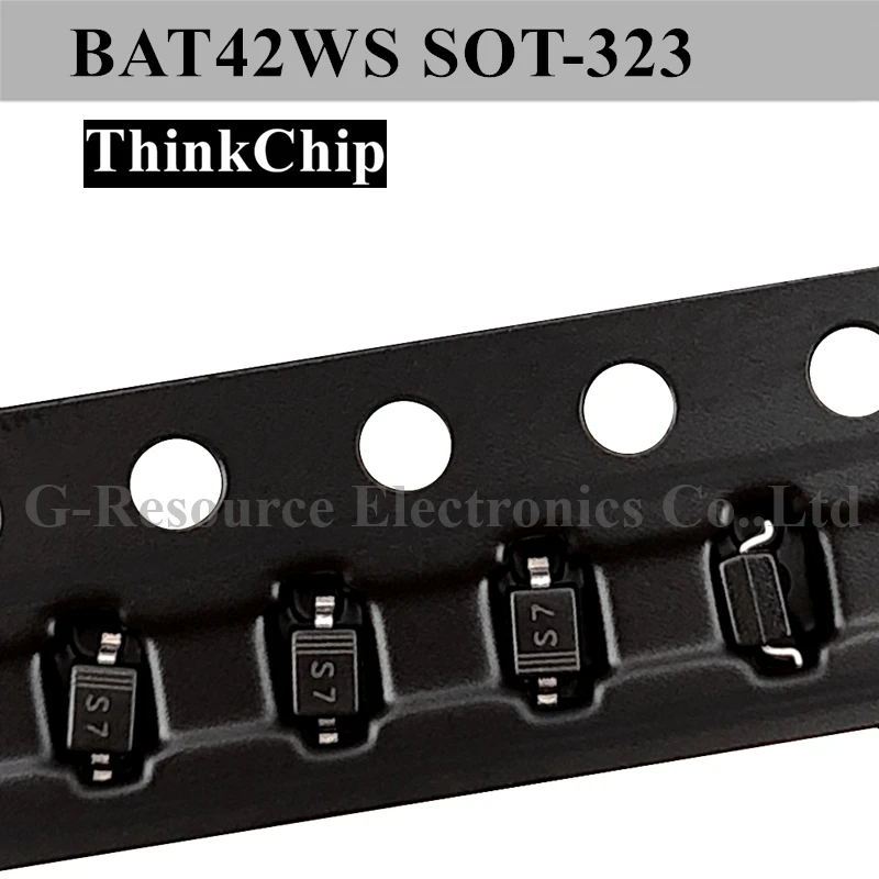 (100 шт.) BAT42WS SOD-323 0805 SMD диод Шоттки BAT42 so323 (маркировка S7)
