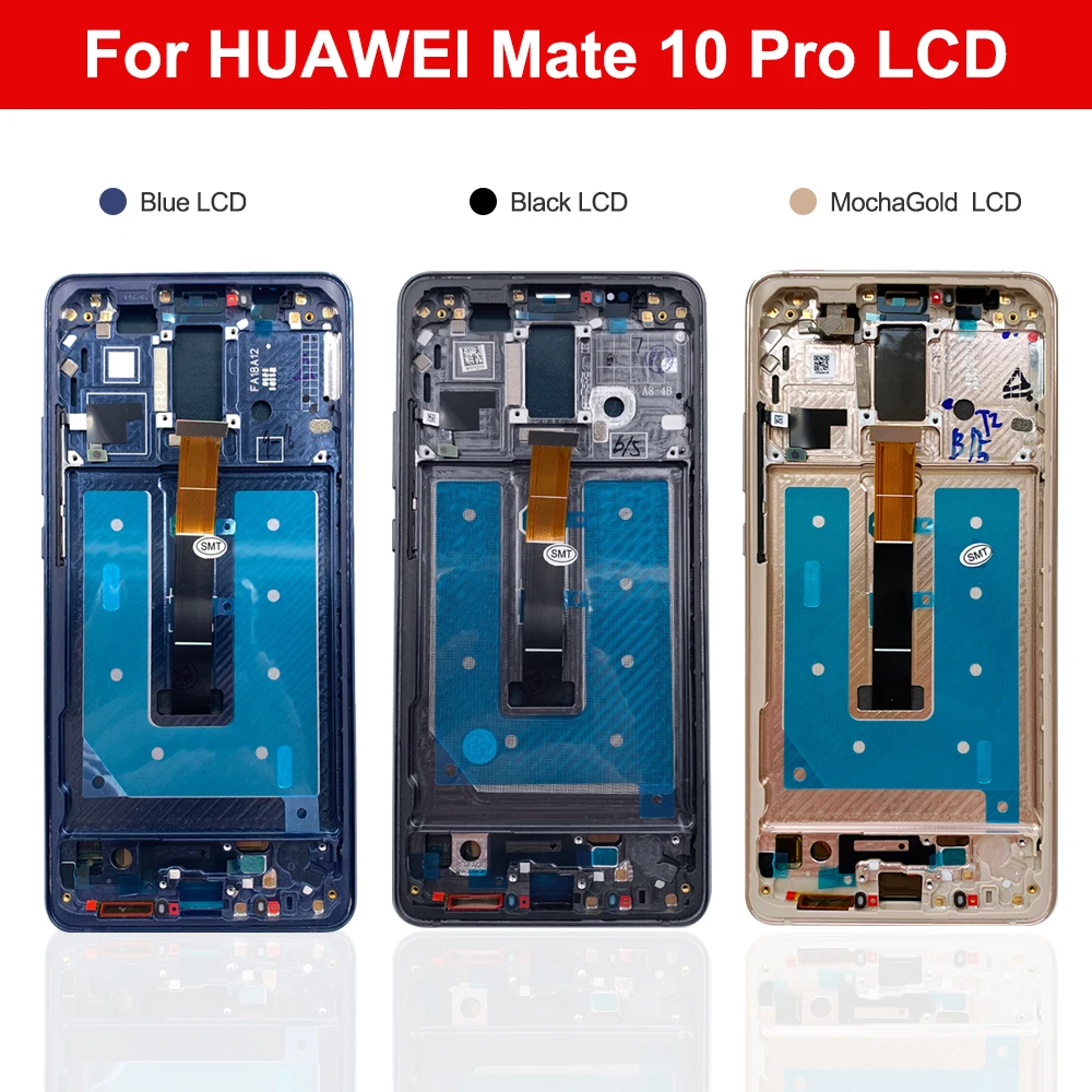 OLED TFT For Huawei Mate 10 Pro LCD Display +Frame Touch Digitizer Assembly For Mate10 Pro BLA-L29 BLA-L09 Screen Replacement