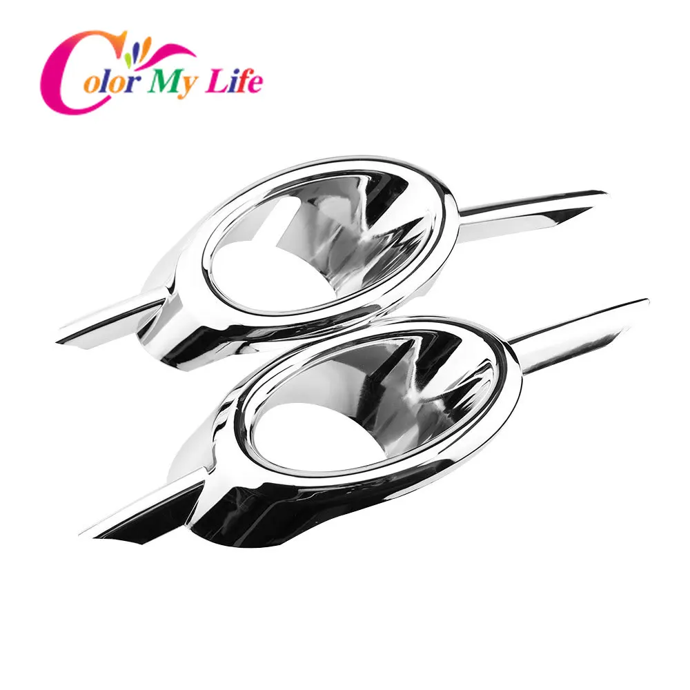 Color My Life ABS Chrome Car Front Fog Lamps Cover Fog Lights Covers for Chevrolet Cruze Sedan Hatchback 2009 - 2014 Accessories