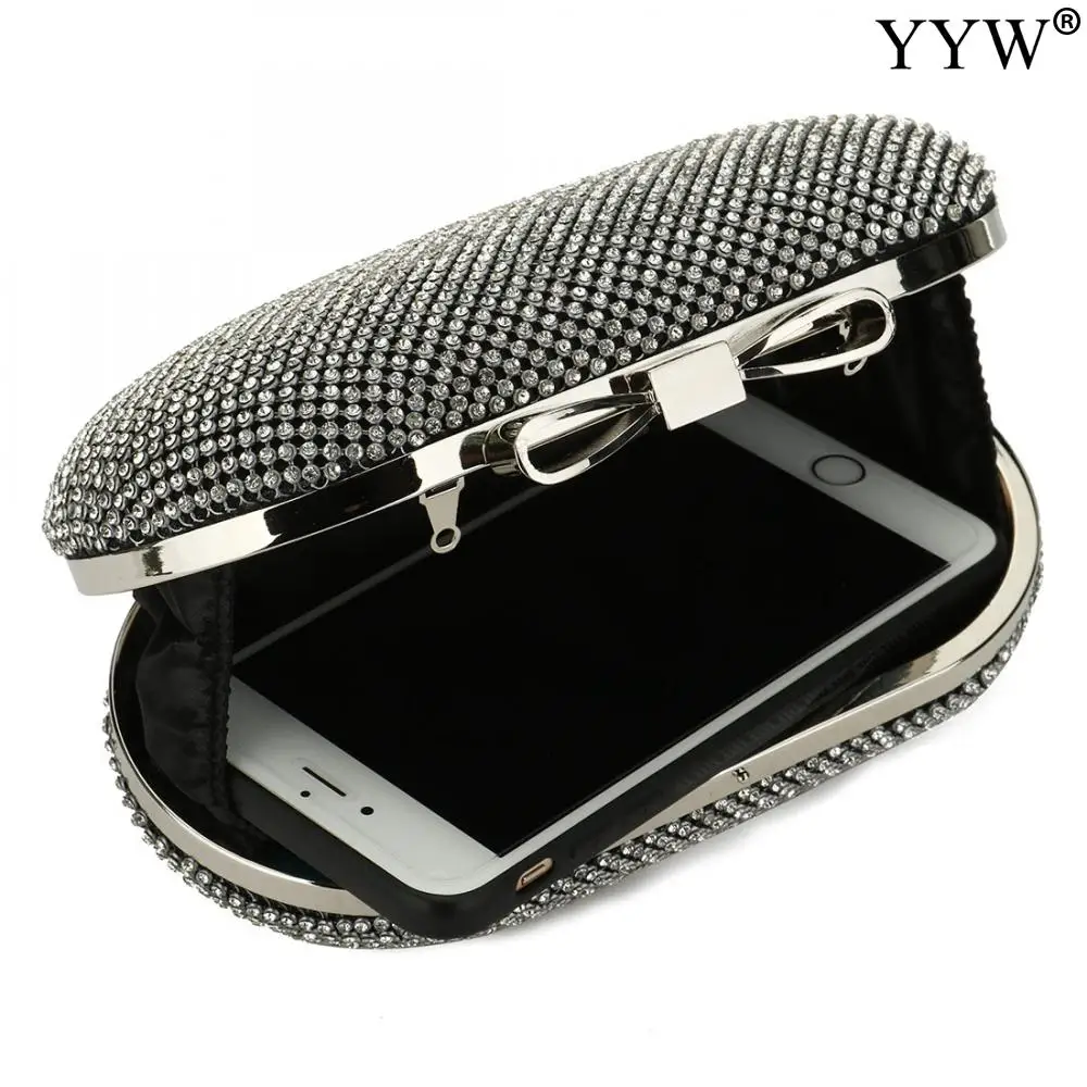Elegant Women Clutch Bag With Rhinestone Vintage Exquisite Diamonds Small Wallet For Ladies Party Wedding Handbag Evening Bag