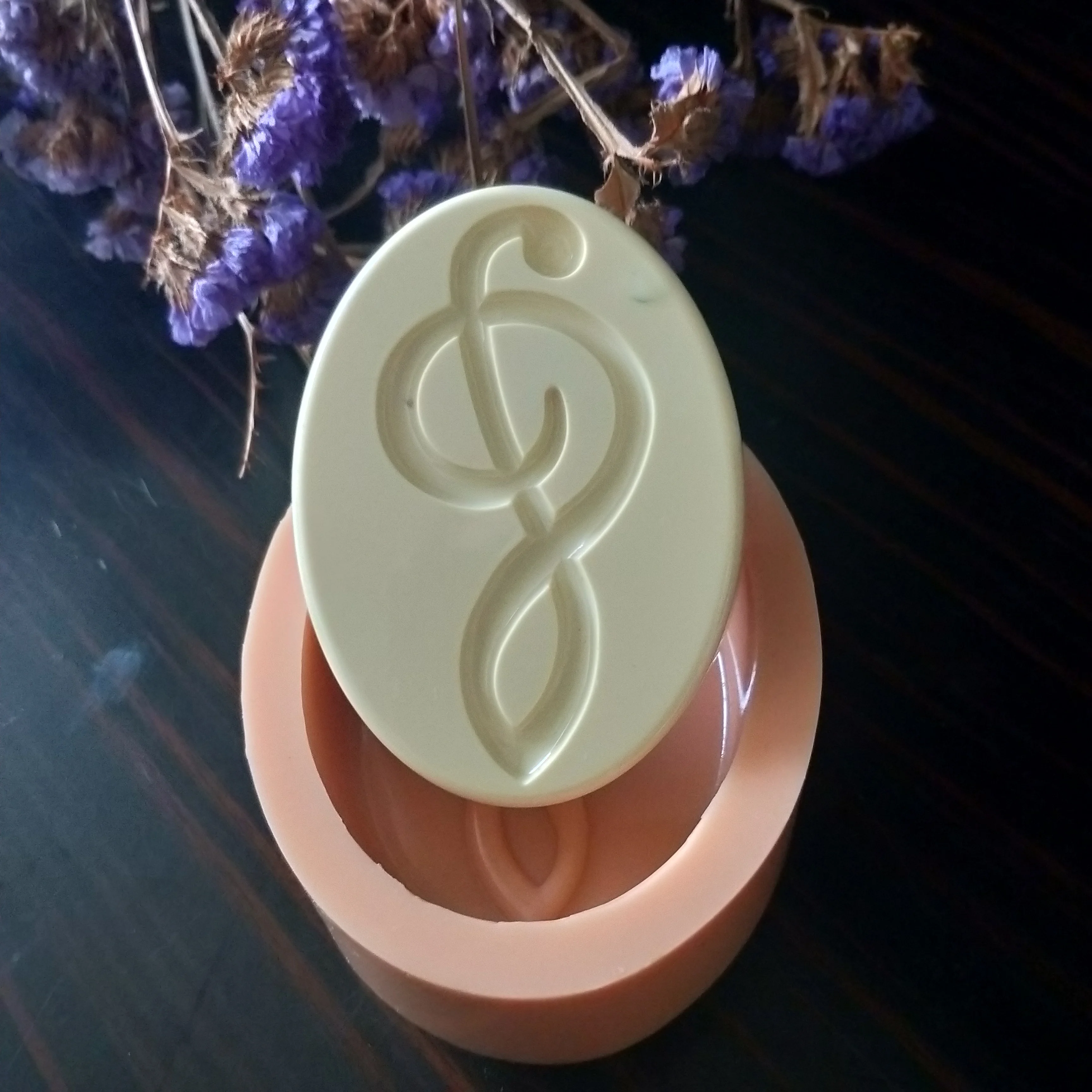 QT0197 PRZY Mold Silicone Fondant Mould Melody Soap Molds Gypsum Chocolate Candle Mold Clay Resin Music Note Silicone