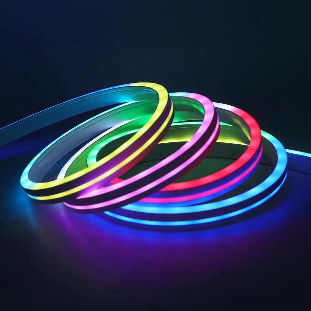 

5V WS2812B LED Strip Neon Light Individually Addressable Full Color RGB Neon Rope 5050 60Leds/m Waterproof LED Tape 0.5m-5m