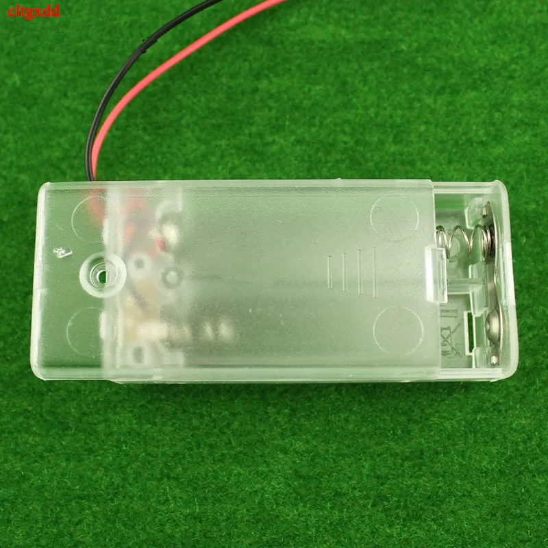 2 AA Battery Holder Box Case With Switch New 2 AA Batteries Storage Protector Cover Transparent For RC Car DIY Smart Circuit