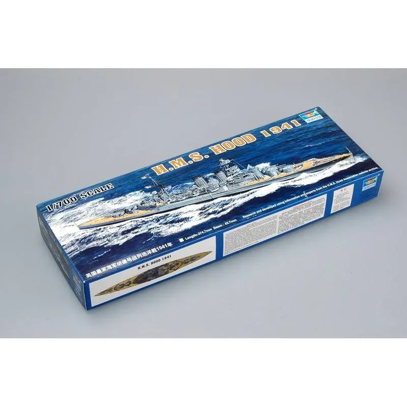 Trumpeter 05740 1/700 HMS HOOD 1941 - Scale Model Kit