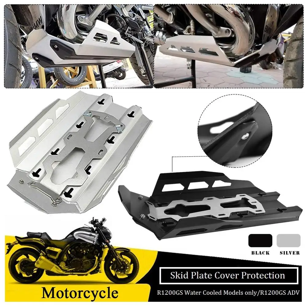 For BMW R1200GS Skid Plate Expedition Engine Guard Lower Chassis Protector Cover R 1200GS ADV Adventure LC Accessories 2013 & Up