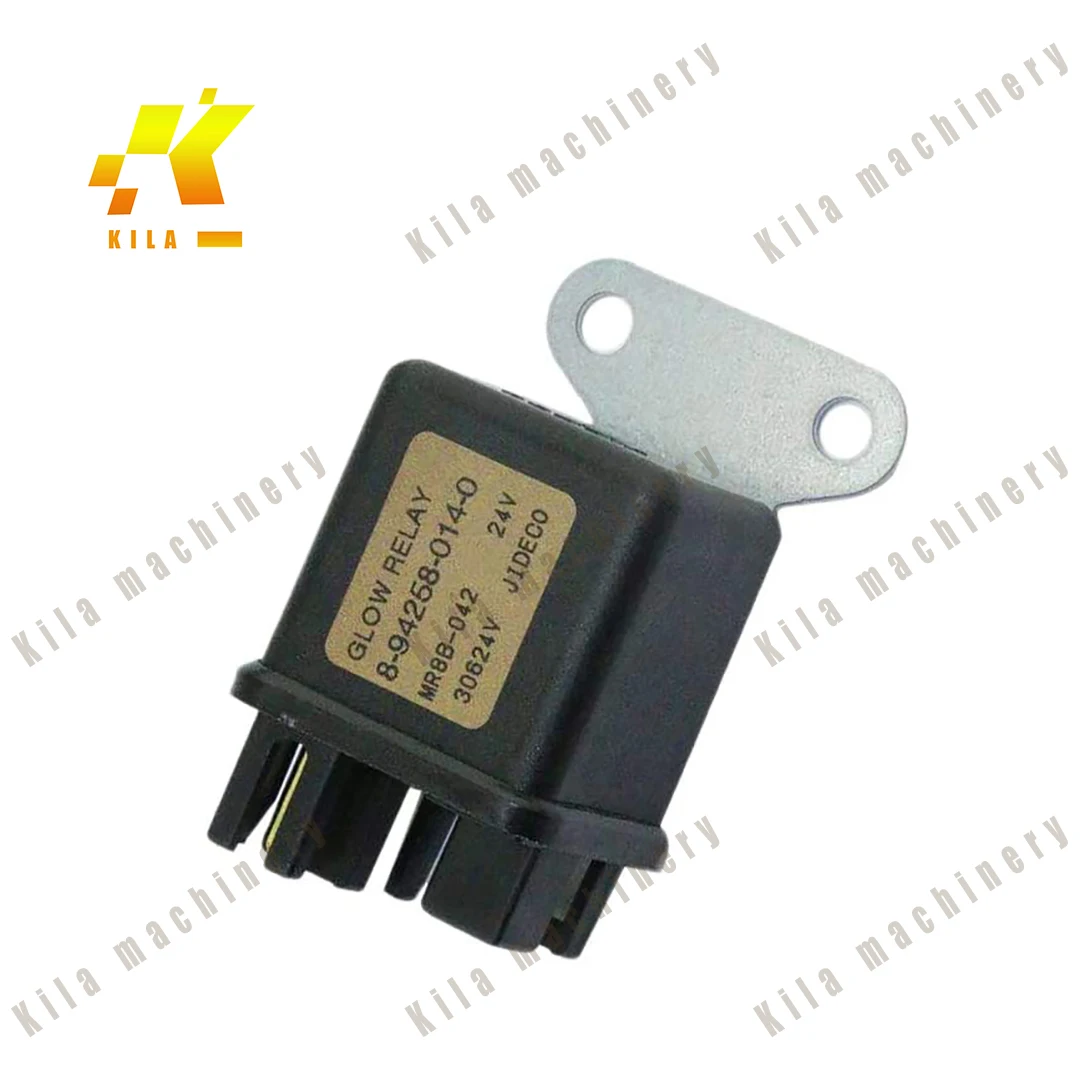 ZX110 ZX120 ZX200 EX400 Glow Plug Relay for Excavator parts 8-94258-014-0 8-94258014-0 8942580140