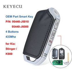 Keyecu OEM Part Smart Remote Car Key Fob for Kia K900 Stinger 2018 2019 2020 2021 433MHz 95440-J6000, 95440-J5010, TQ8-FOB-4F17