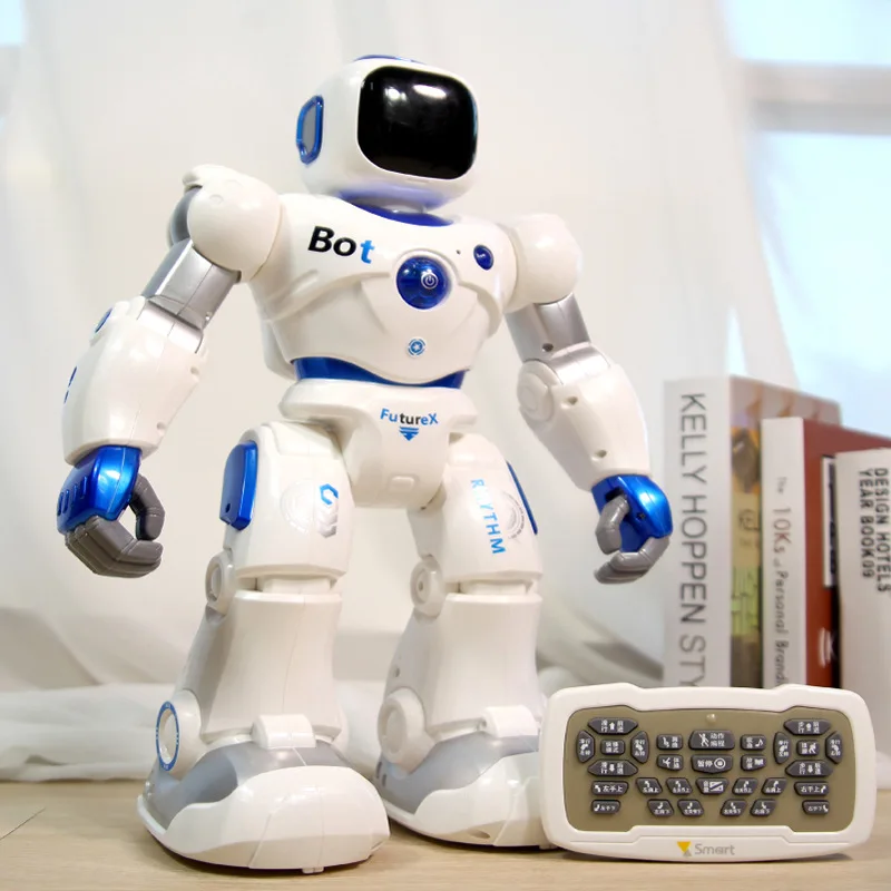 子供用リモコン付きスマートロボット,音楽とダンスのプログラム,タッチコントロールアプリ,ギフト玩具,2.4g