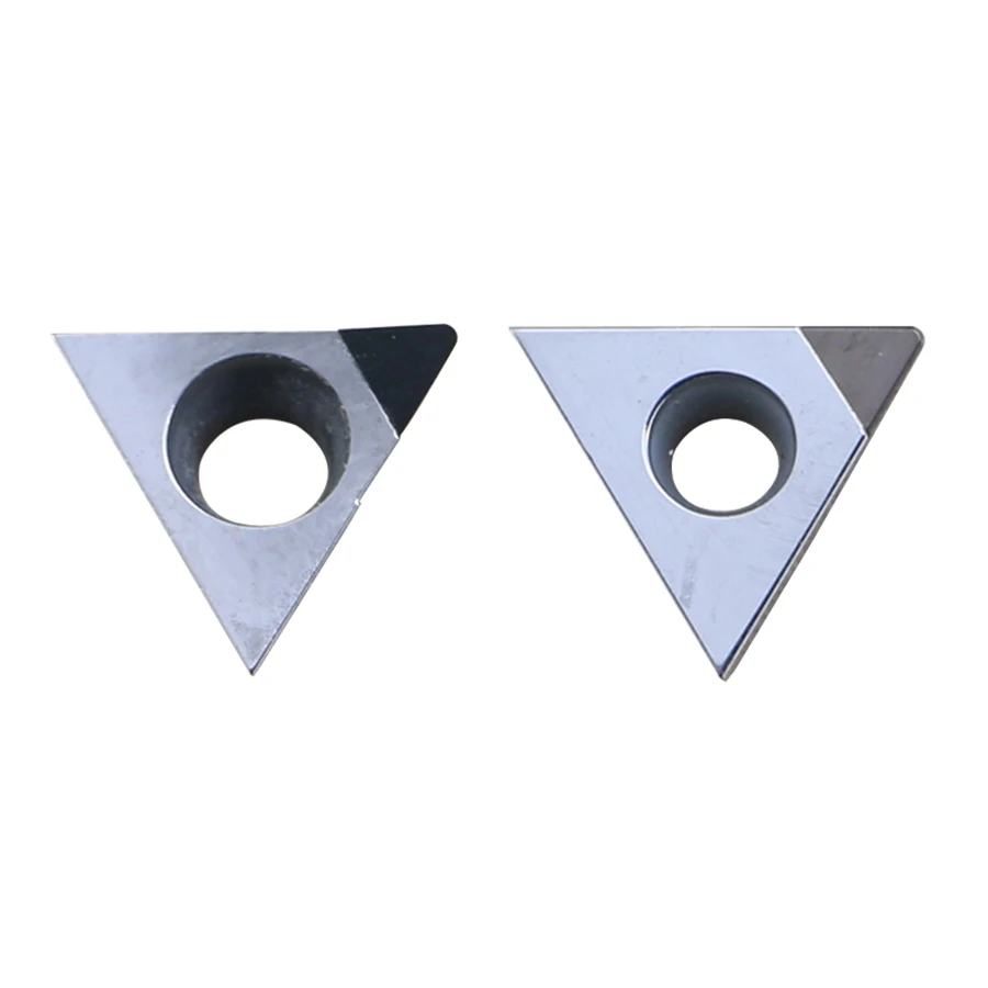 Cortador de diamante de hoja de alta dureza, herramienta de torno de CNC, TPGH080208 TPGH090204 CBN TCMT110204 TCMT110208 TCMT16T308 PCD