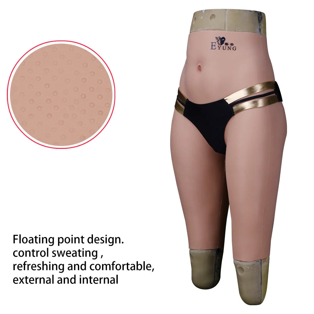 Eyung 7th Gen Fake Vagina Underwear Gay Crossdresser Transgender Shemale Cosplay Drag Queen Silicone Realistic Vagina Panties