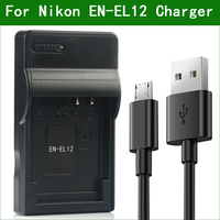 EN-EL12 ENEL12 MH-65 Digital Camera Battery Charger For Nikon COOLPIX S6100 S610C S6150 S620 S6200 S630 S6300 S640 S710 S8000