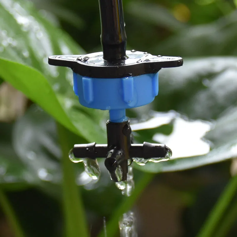 2L 4L 8L Drippers 4-way Water Splitter Emitter Drip Water Debit Regulataion In Dripper Drip Arrow System 10pcs